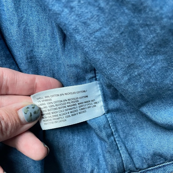 Kate Spade x Target Blue Quilted Jean Jacket - Picture 3 of 5